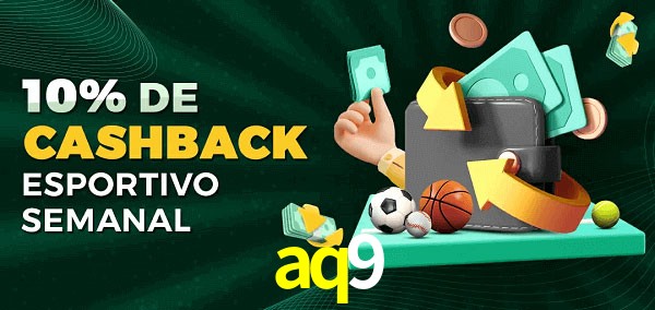 10% de bônus de cashback na aq9